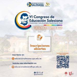 Afiche promocional del VI Congreso de Educación Salesiana